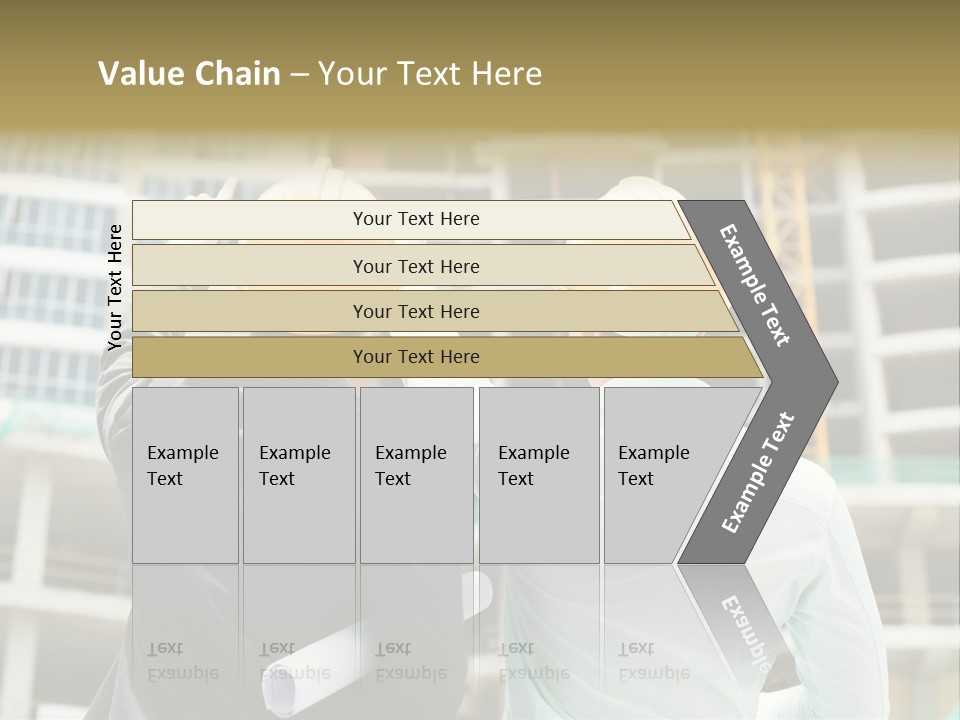 Colleague Businessman Rear PowerPoint Template