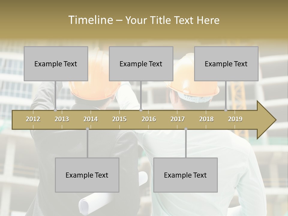 Colleague Businessman Rear PowerPoint Template