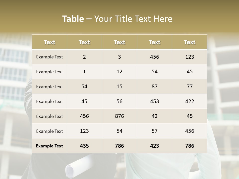 Colleague Businessman Rear PowerPoint Template