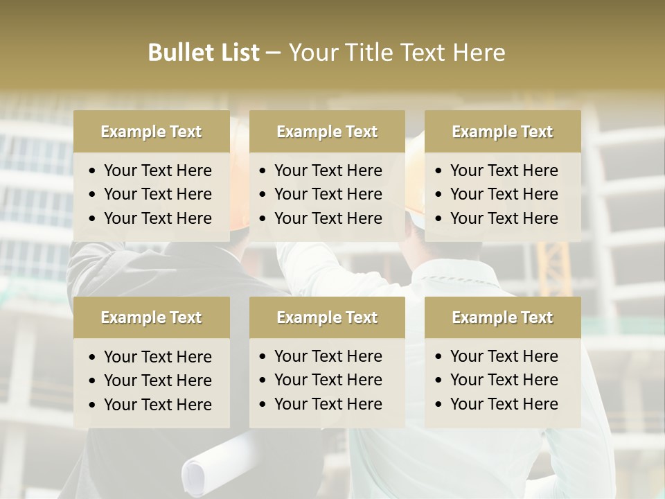 Colleague Businessman Rear PowerPoint Template