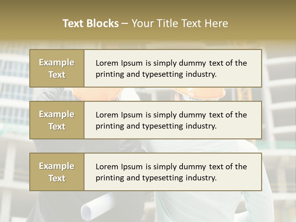 Colleague Businessman Rear PowerPoint Template