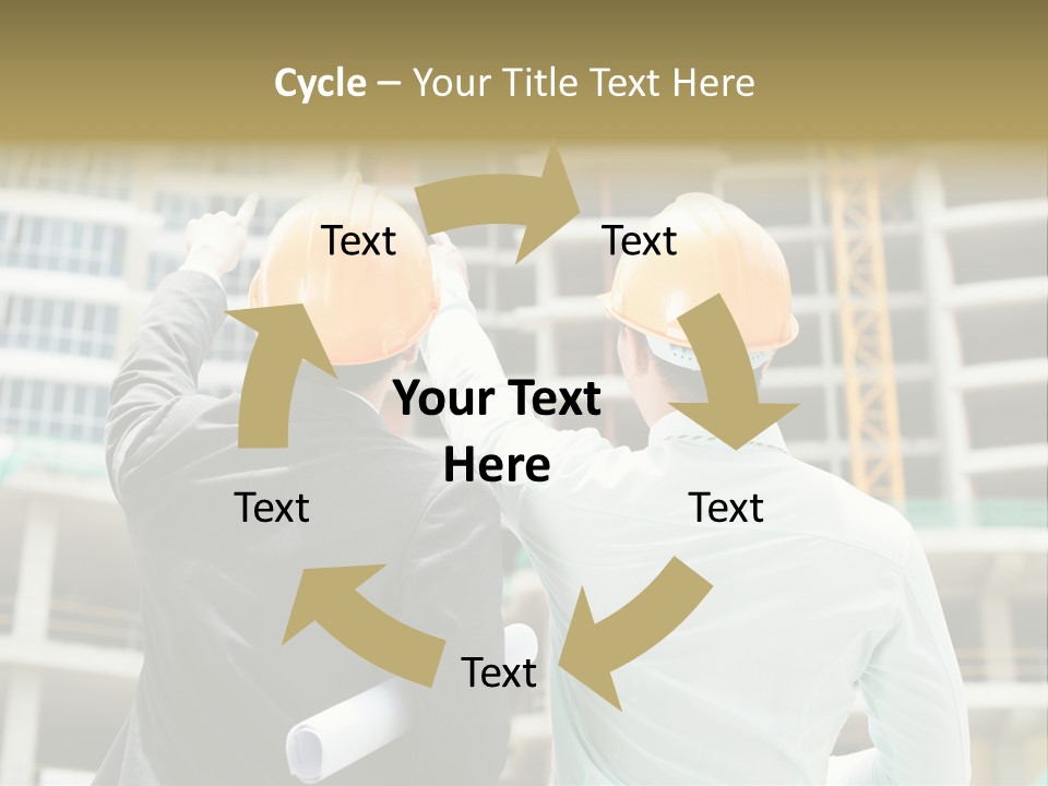 Colleague Businessman Rear PowerPoint Template