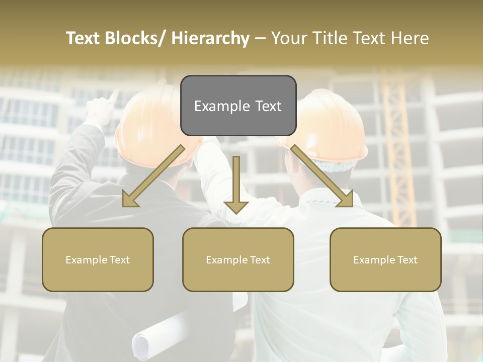 Colleague Businessman Rear PowerPoint Template