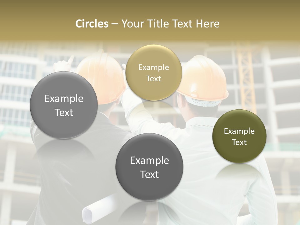 Colleague Businessman Rear PowerPoint Template