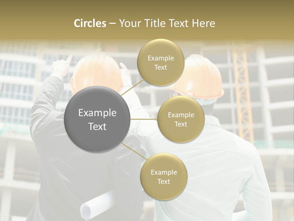 Colleague Businessman Rear PowerPoint Template