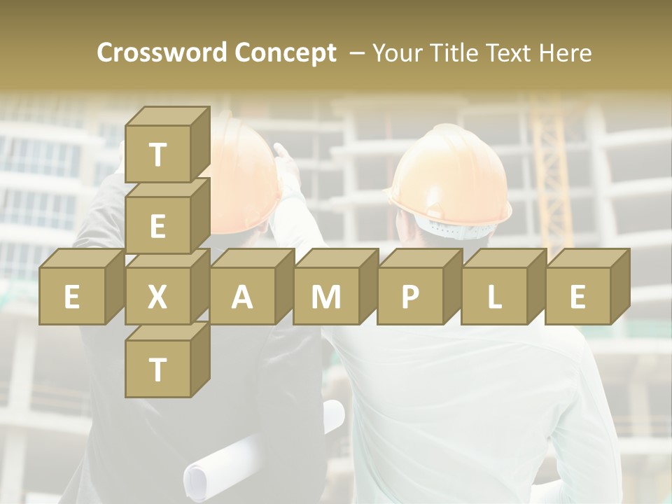 Colleague Businessman Rear PowerPoint Template