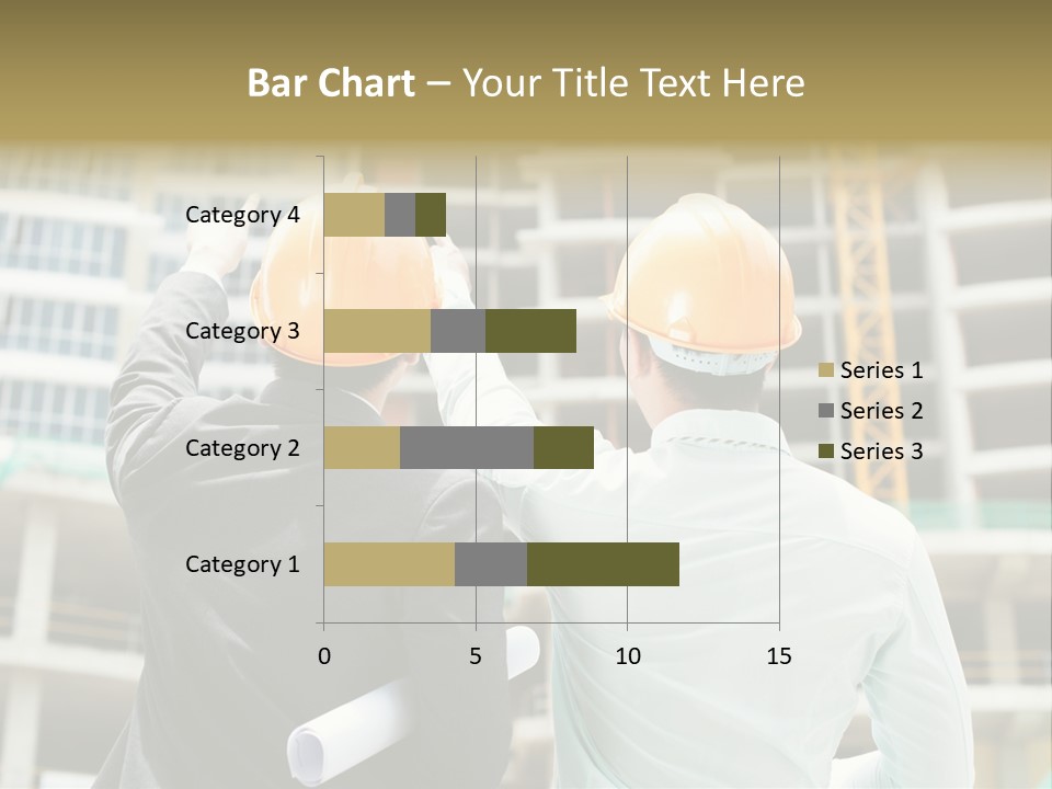 Colleague Businessman Rear PowerPoint Template