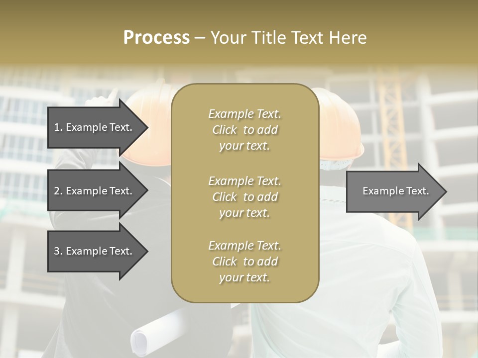 Colleague Businessman Rear PowerPoint Template