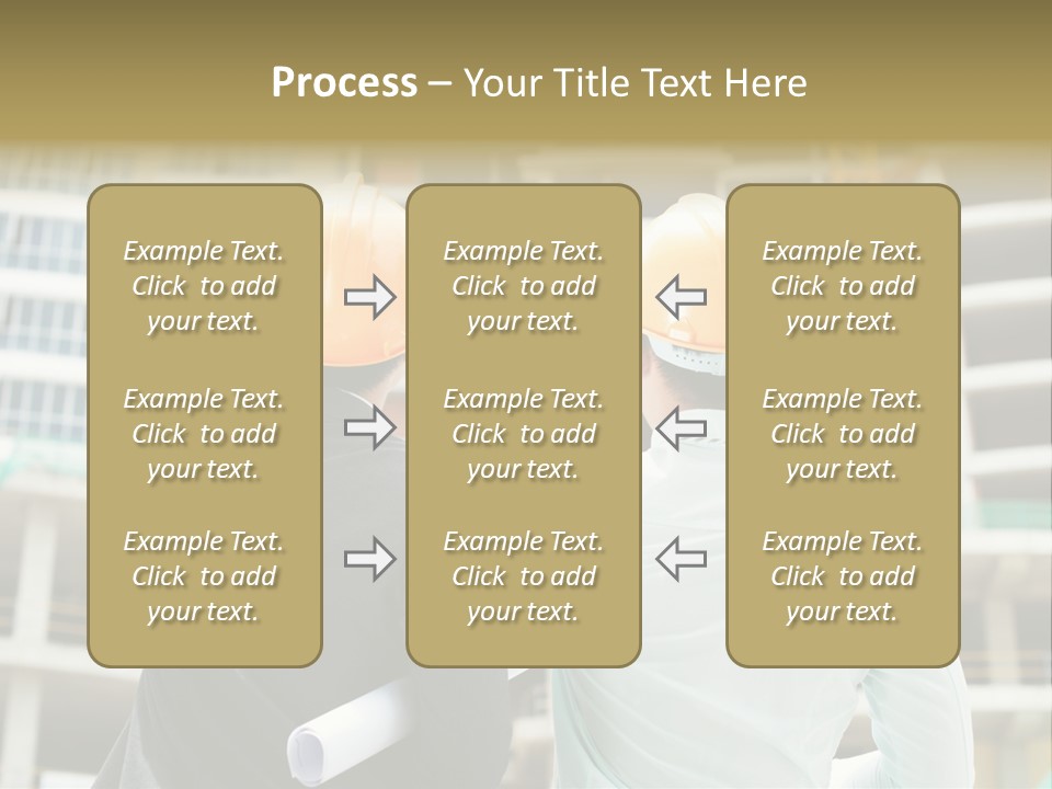 Colleague Businessman Rear PowerPoint Template