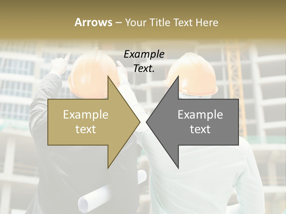 Colleague Businessman Rear PowerPoint Template