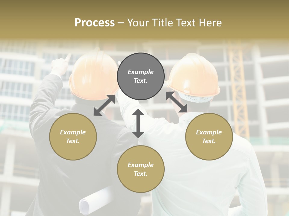 Colleague Businessman Rear PowerPoint Template