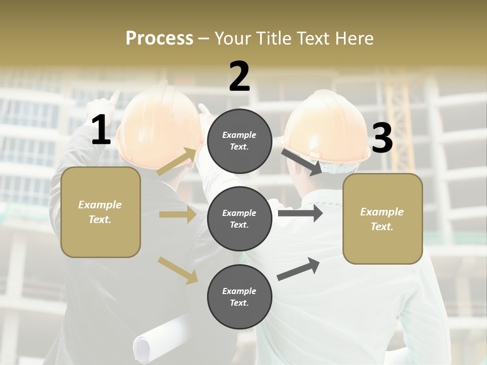 Colleague Businessman Rear PowerPoint Template