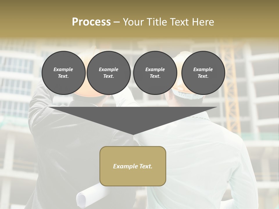 Colleague Businessman Rear PowerPoint Template