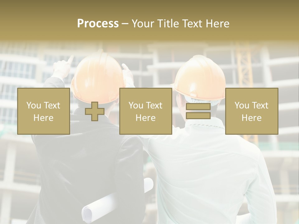 Colleague Businessman Rear PowerPoint Template