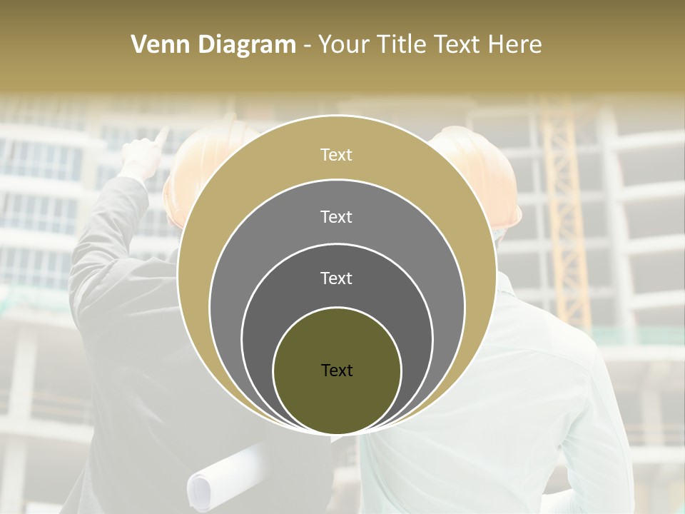 Colleague Businessman Rear PowerPoint Template