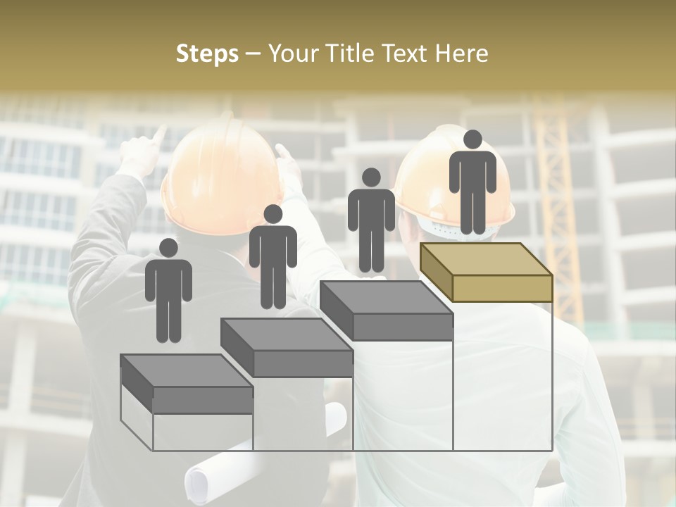 Colleague Businessman Rear PowerPoint Template