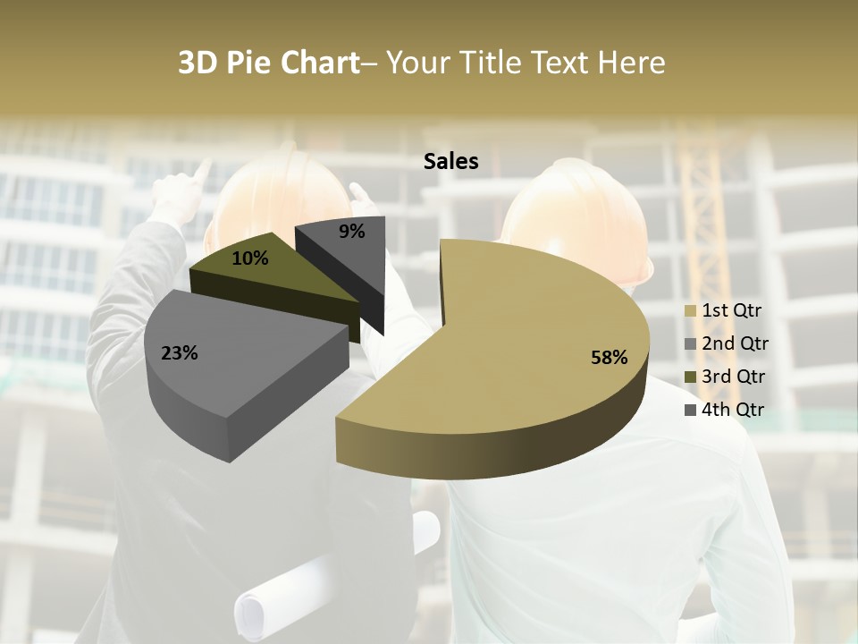 Colleague Businessman Rear PowerPoint Template