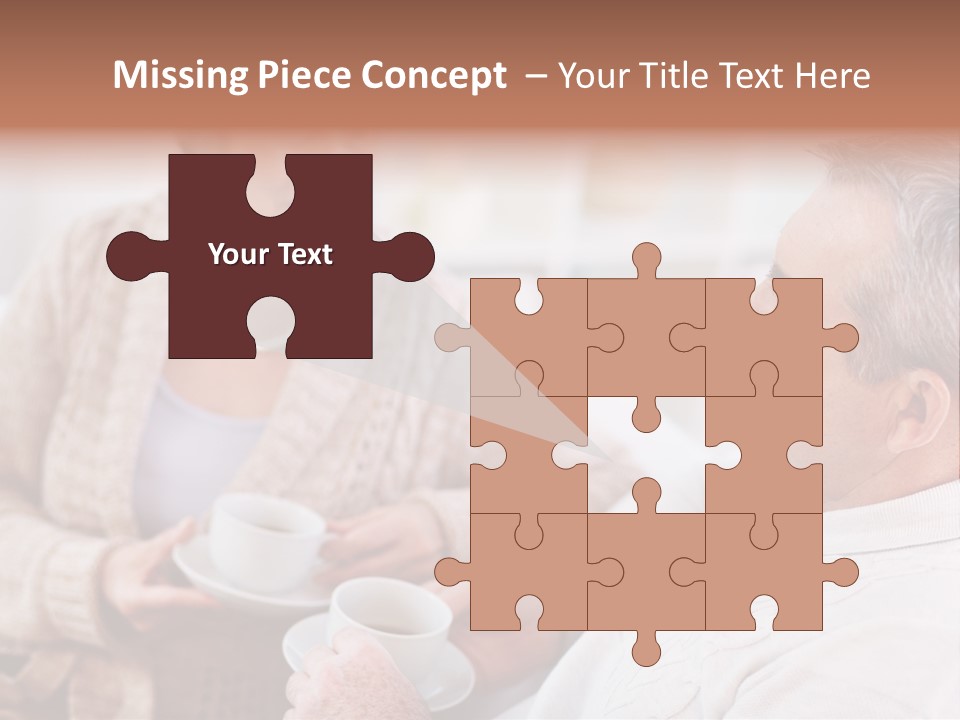 Elderly Talking Family PowerPoint Template