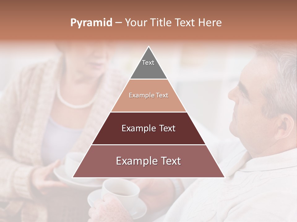 Elderly Talking Family PowerPoint Template