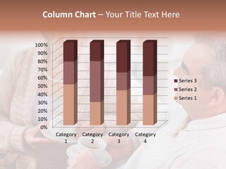 Elderly Talking Family PowerPoint Template