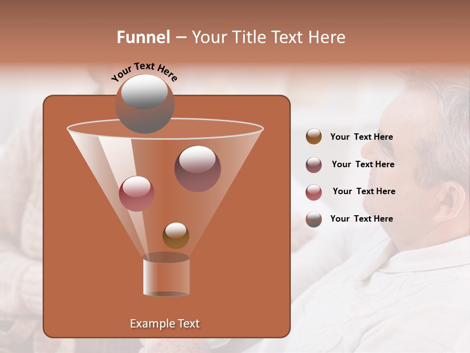 Elderly Talking Family PowerPoint Template