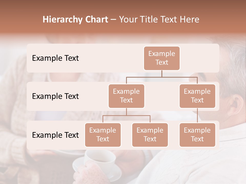 Elderly Talking Family PowerPoint Template