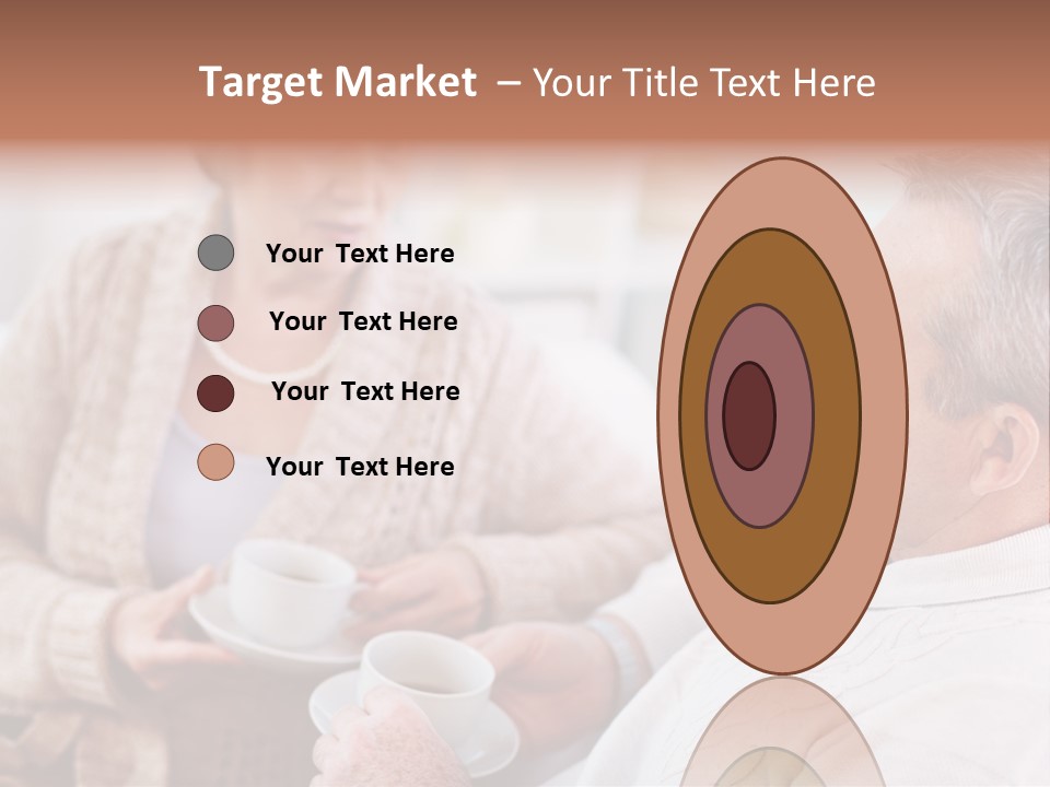 Elderly Talking Family PowerPoint Template