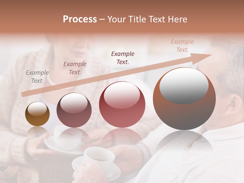 Elderly Talking Family PowerPoint Template