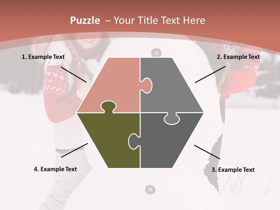 Childhood Christmas Lovely PowerPoint Template