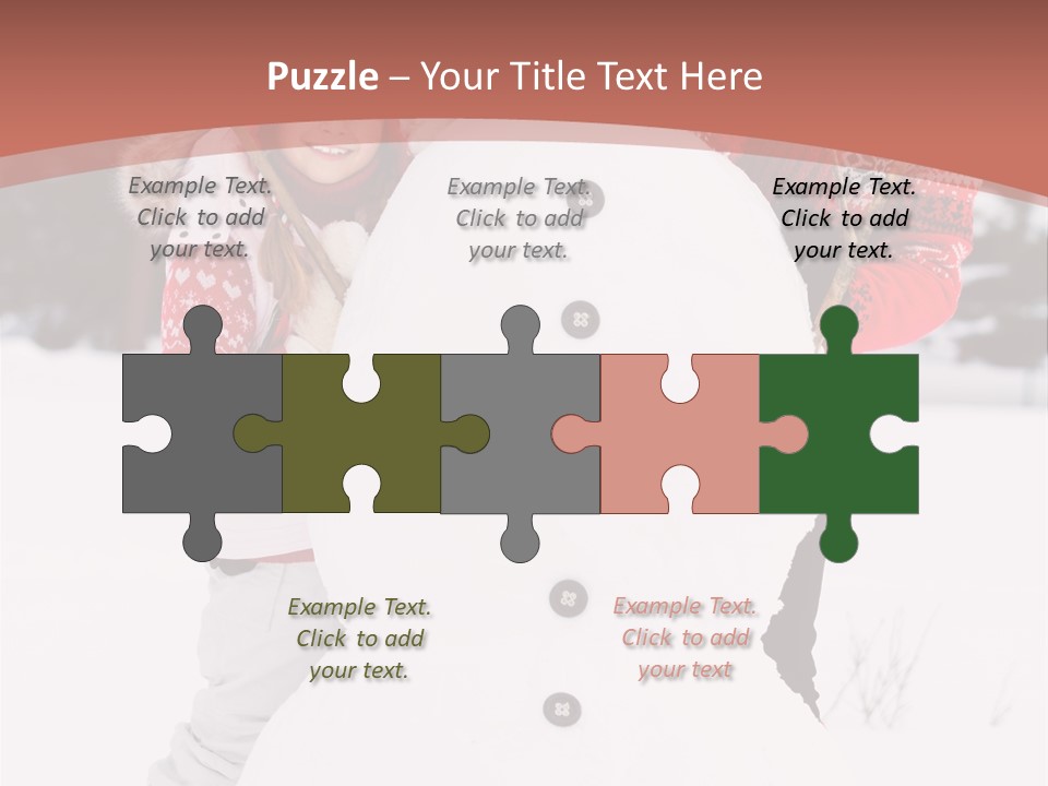 Childhood Christmas Lovely PowerPoint Template