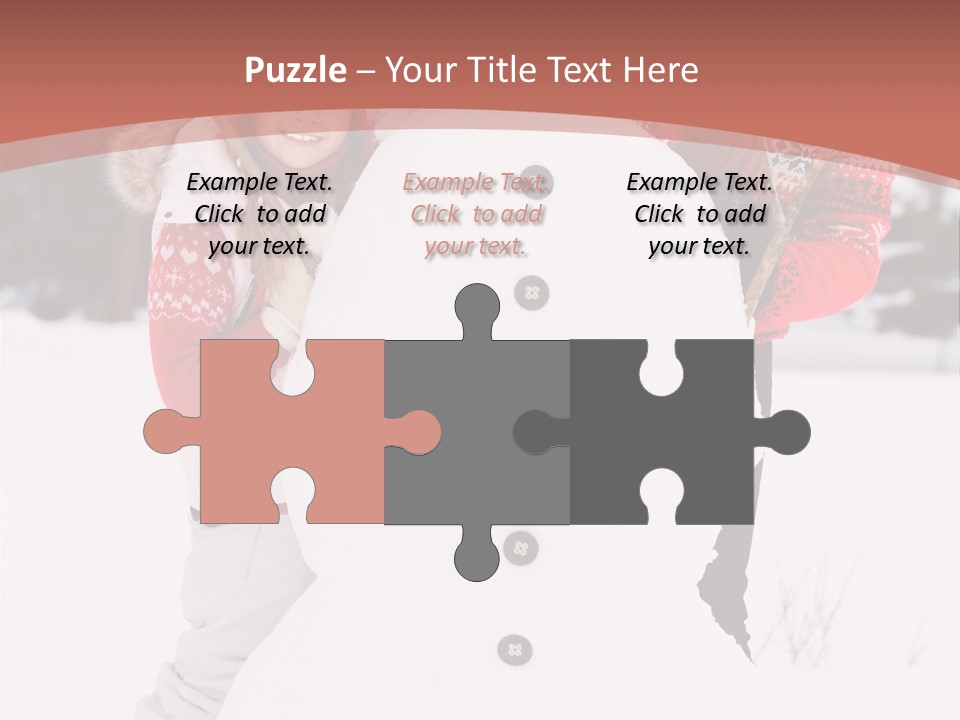 Childhood Christmas Lovely PowerPoint Template