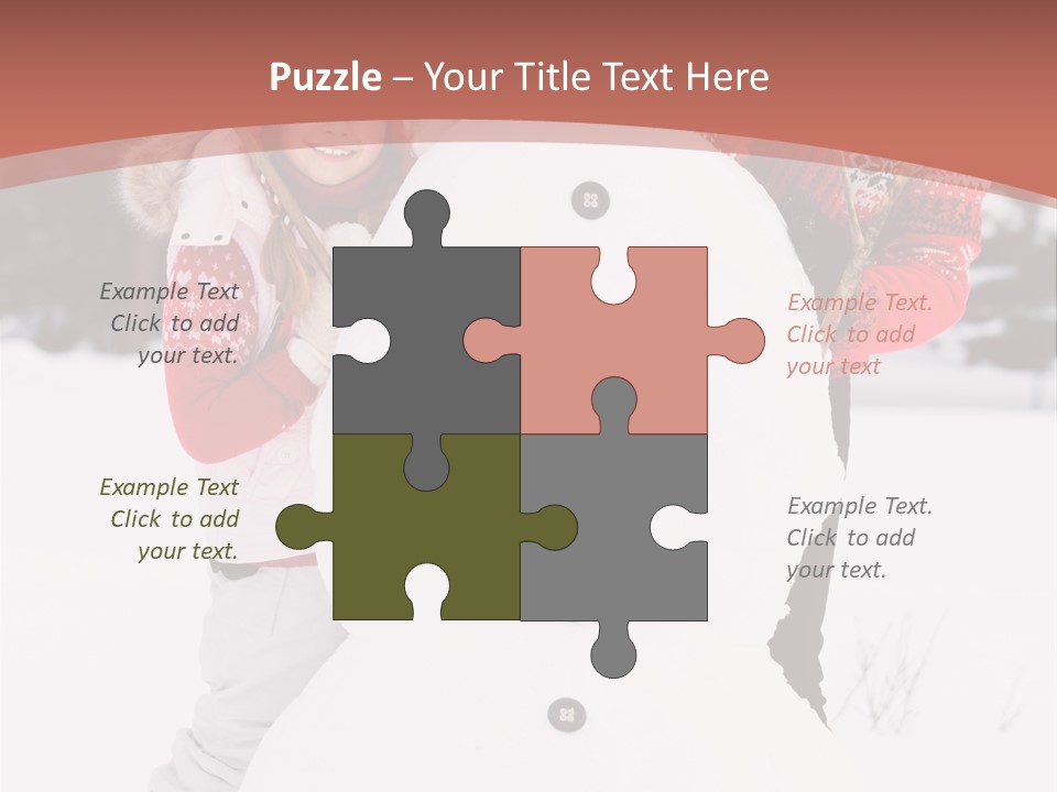 Childhood Christmas Lovely PowerPoint Template