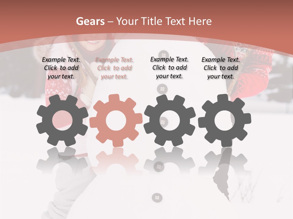 Childhood Christmas Lovely PowerPoint Template