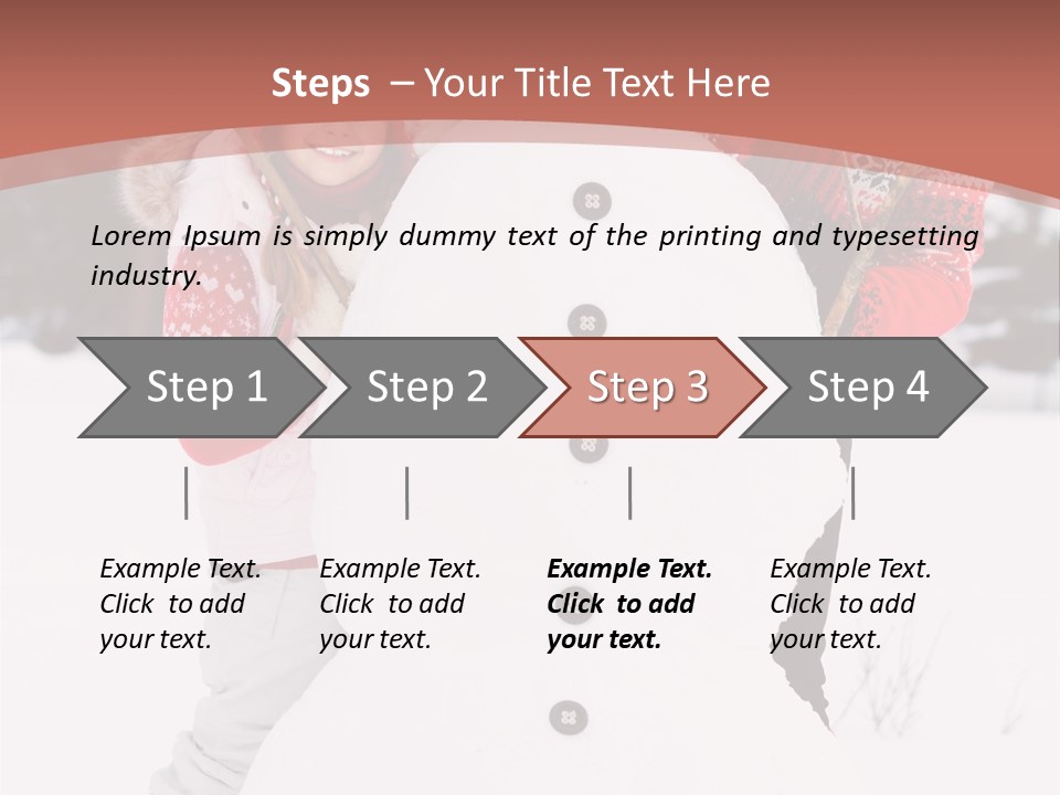 Childhood Christmas Lovely PowerPoint Template