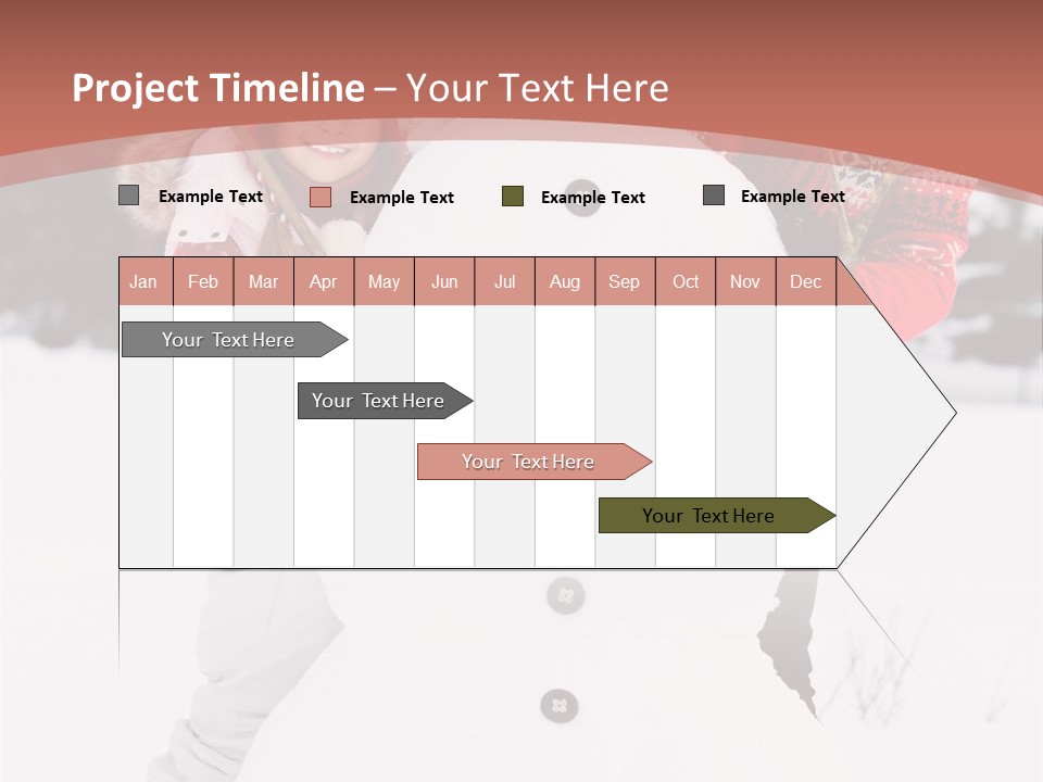 Childhood Christmas Lovely PowerPoint Template