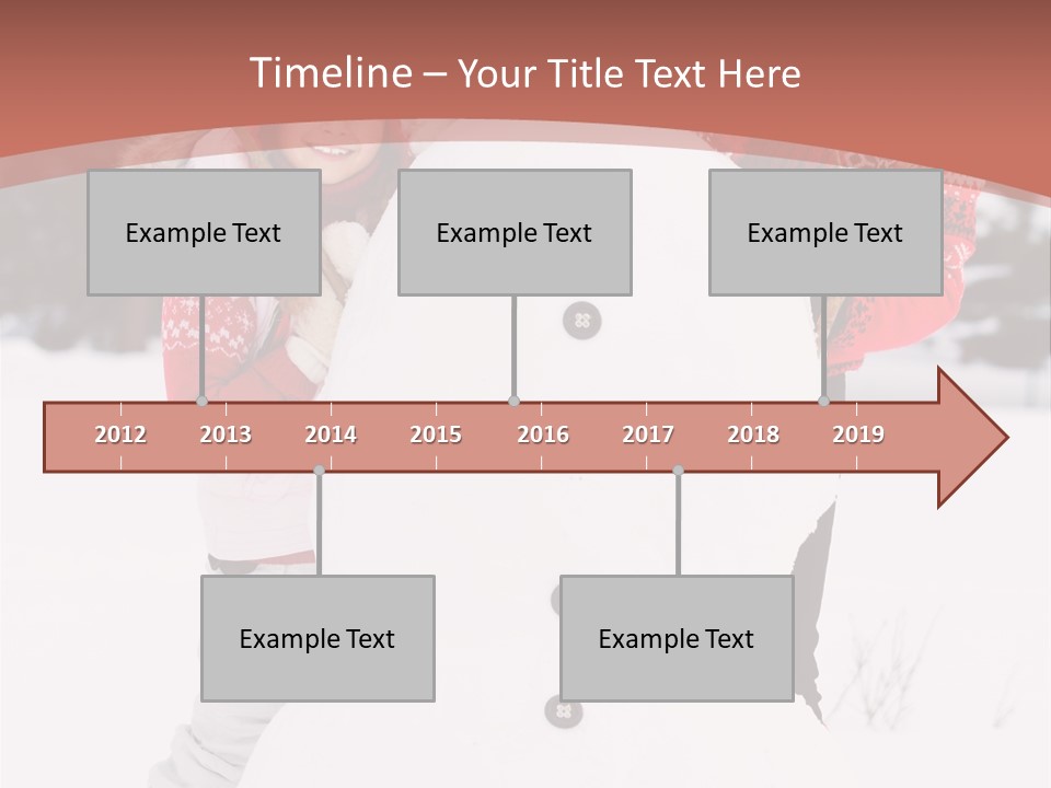 Childhood Christmas Lovely PowerPoint Template