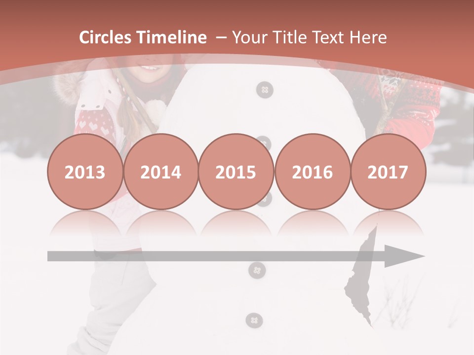 Childhood Christmas Lovely PowerPoint Template