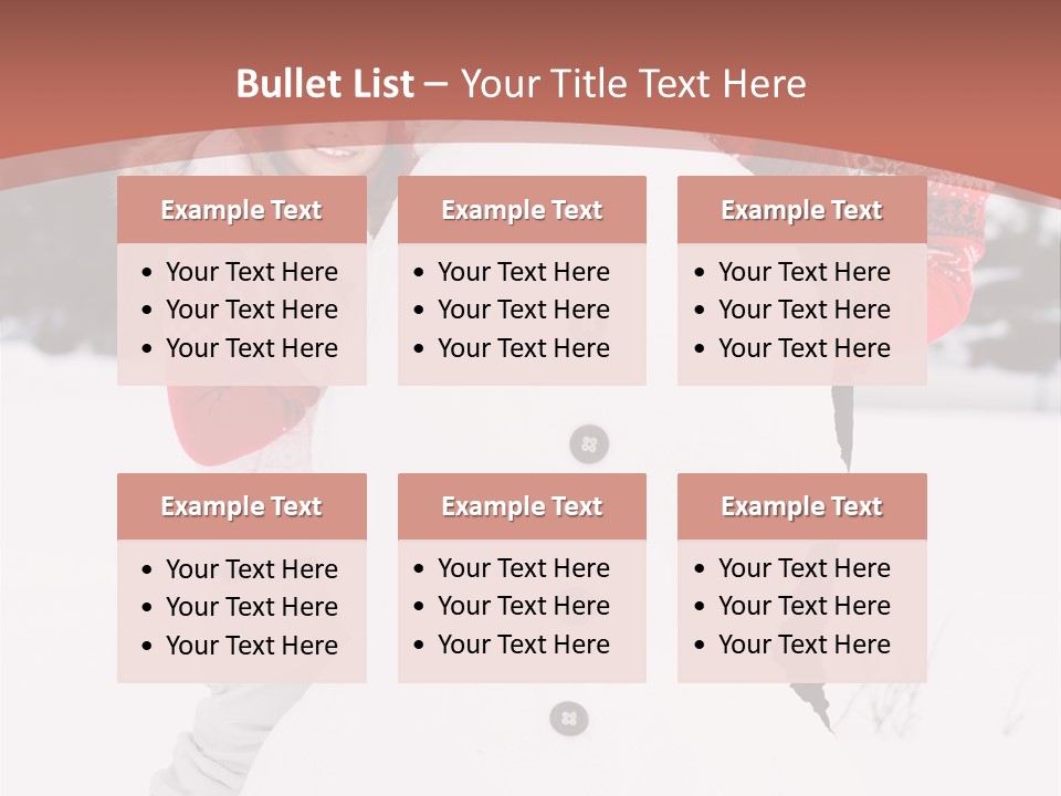 Childhood Christmas Lovely PowerPoint Template