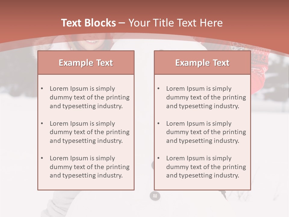 Childhood Christmas Lovely PowerPoint Template
