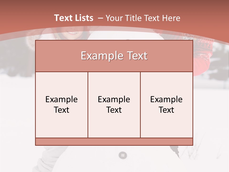 Childhood Christmas Lovely PowerPoint Template