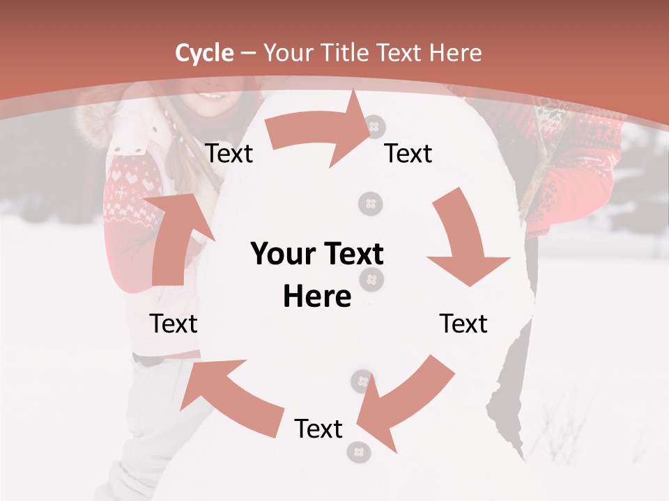 Childhood Christmas Lovely PowerPoint Template