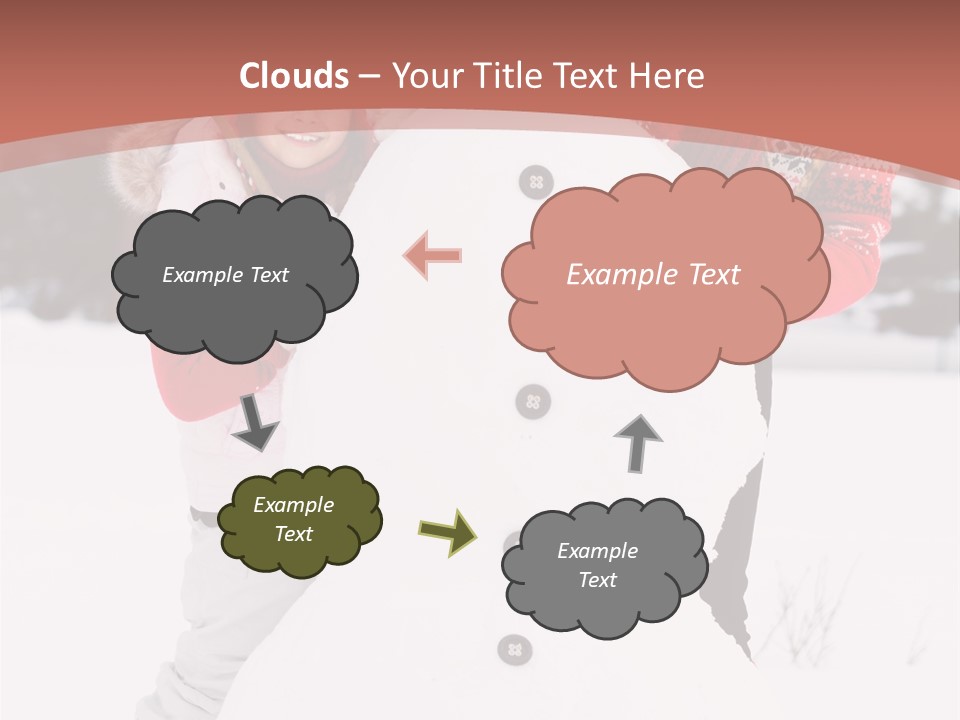 Childhood Christmas Lovely PowerPoint Template
