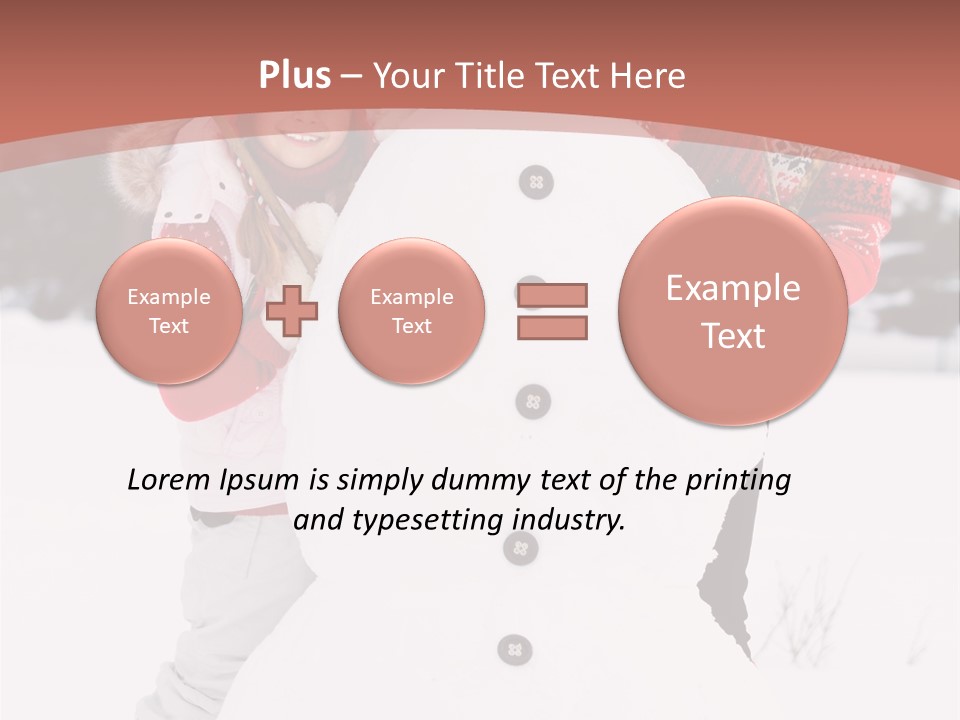 Childhood Christmas Lovely PowerPoint Template