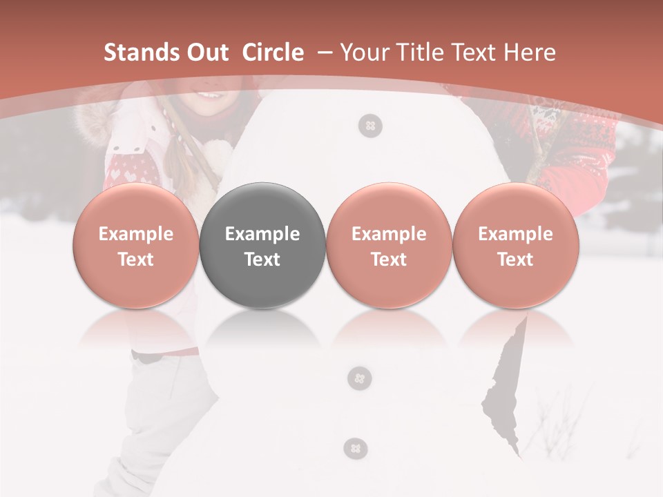 Childhood Christmas Lovely PowerPoint Template