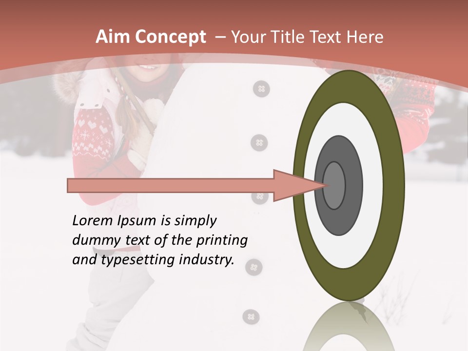 Childhood Christmas Lovely PowerPoint Template