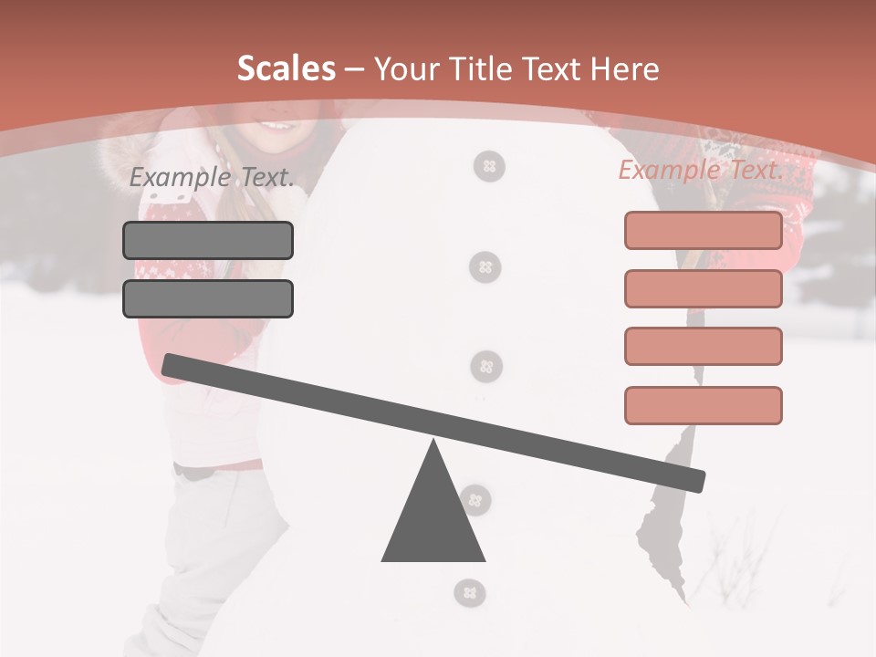 Childhood Christmas Lovely PowerPoint Template