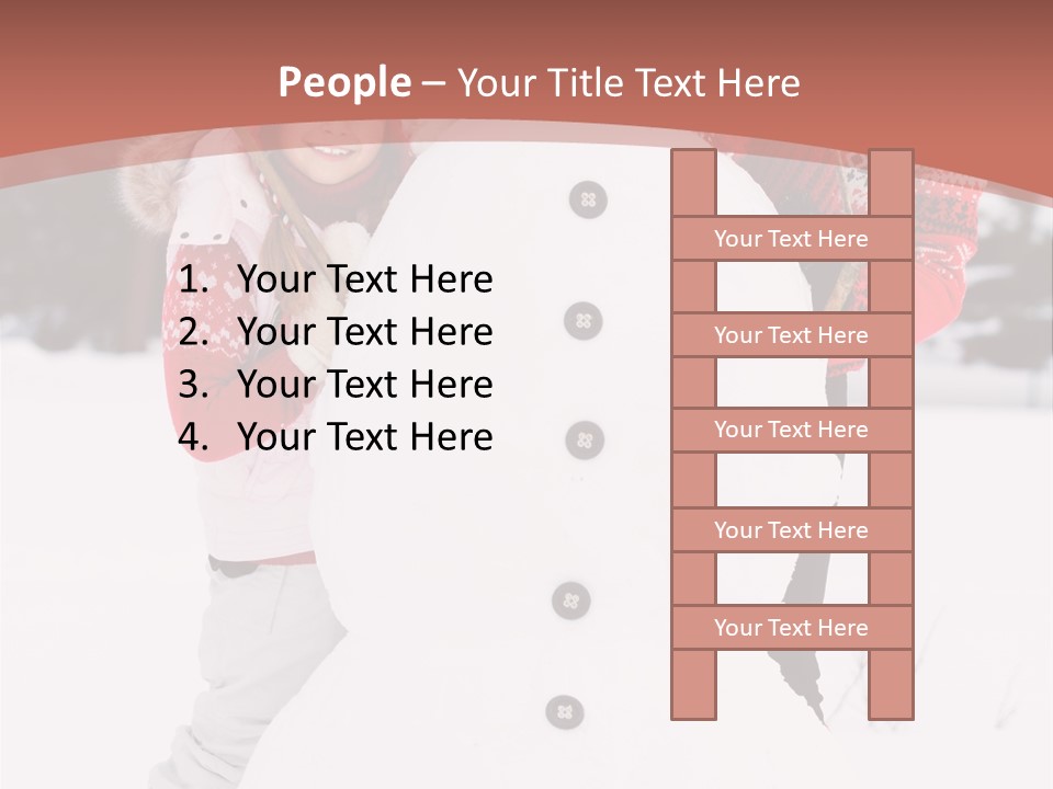 Childhood Christmas Lovely PowerPoint Template