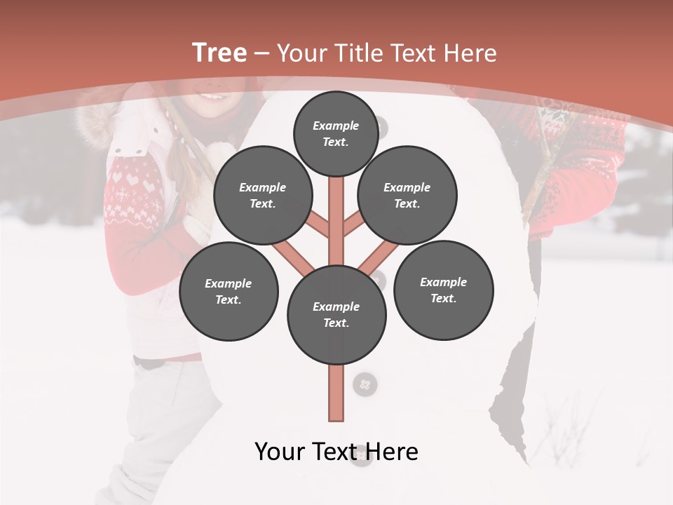 Childhood Christmas Lovely PowerPoint Template
