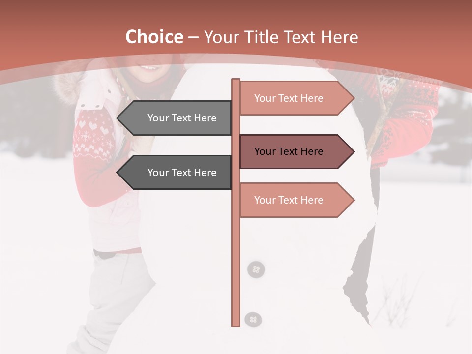 Childhood Christmas Lovely PowerPoint Template