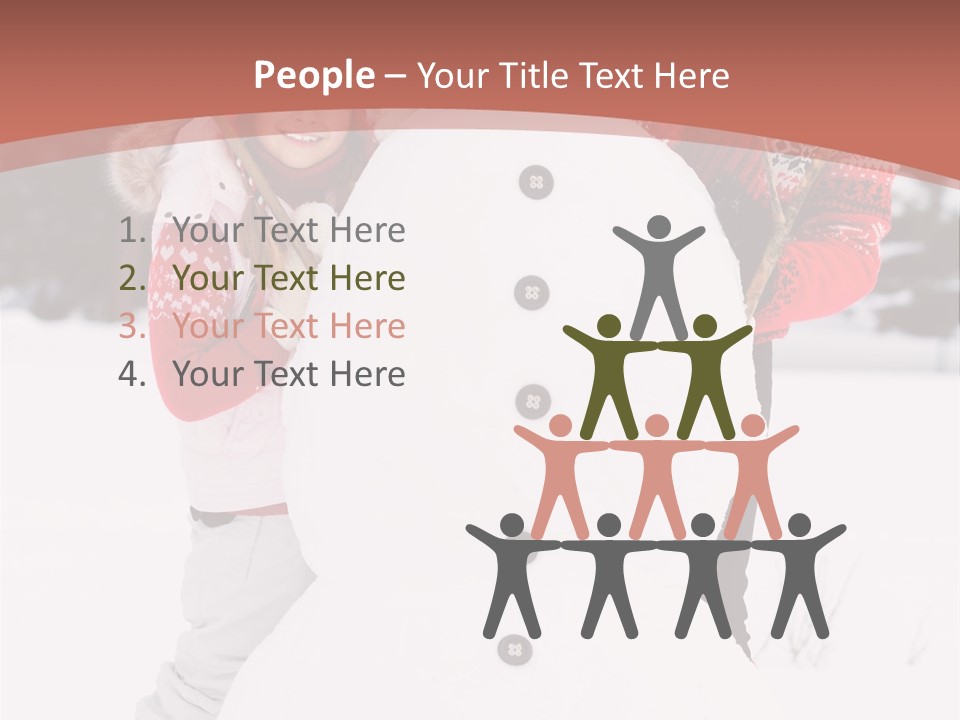 Childhood Christmas Lovely PowerPoint Template